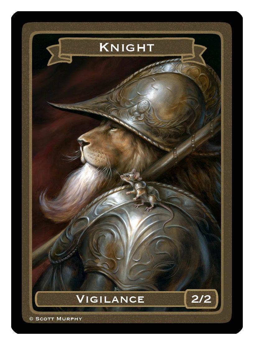 Knight Token (2/2 - Vigilance) by Scott Murphy
