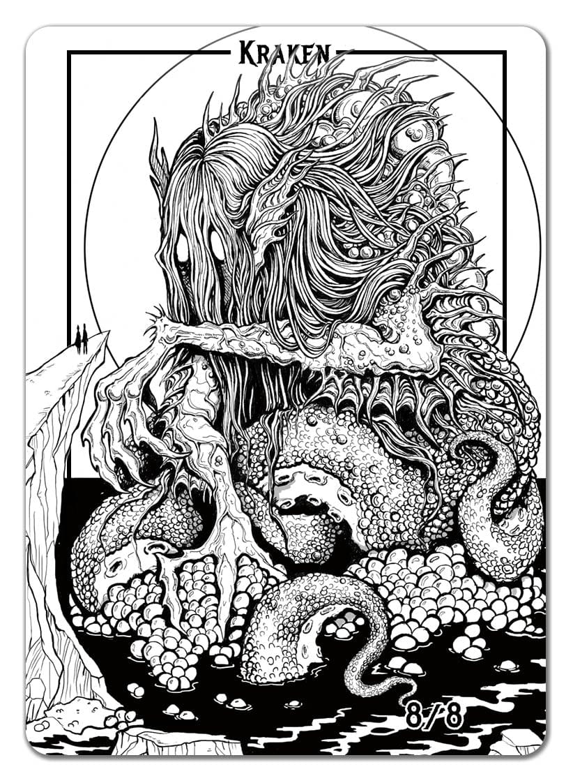 Kraken Token (8/8) by Justine Jones