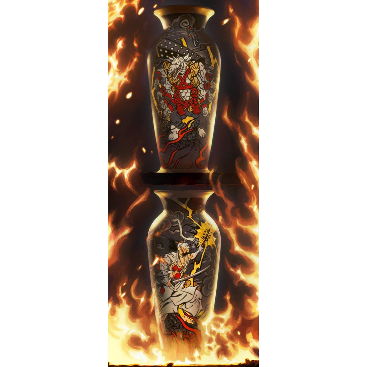 Kumano Faces Kakkazan Print