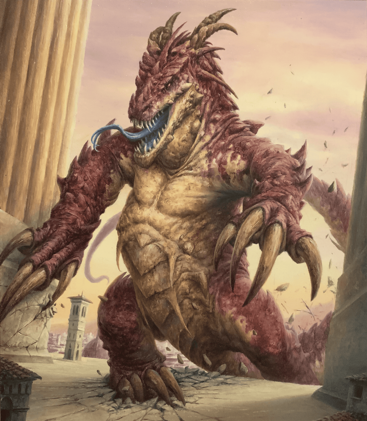 Lizard Token by Filip Burburan - Original Magic Art