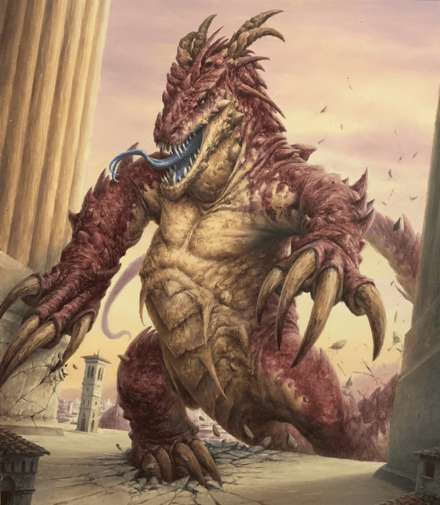 Lizard Token by Filip Burburan - Original Magic Art