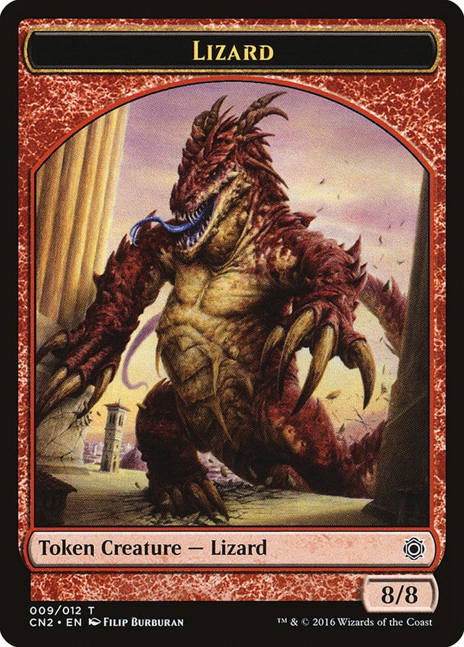 Lizard Token by Filip Burburan - Original Magic Art Lizard Token by Filip Burburan - Original Magic Art