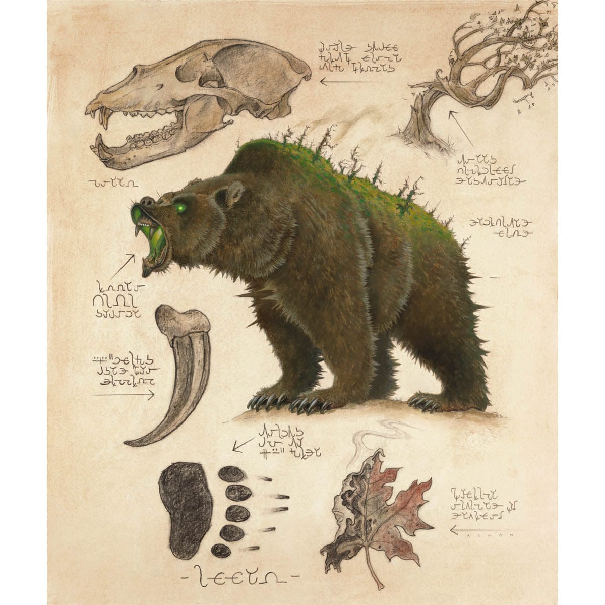 Lumra, Bellow of the Woods Print