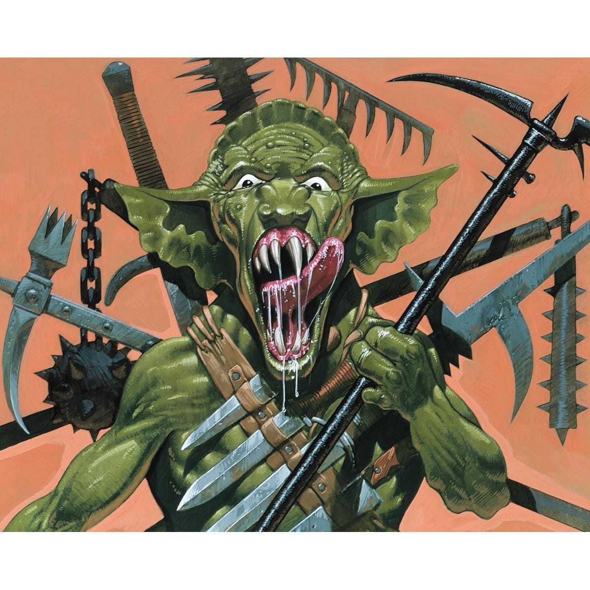 Mogg Maniac Print - Original Magic Art