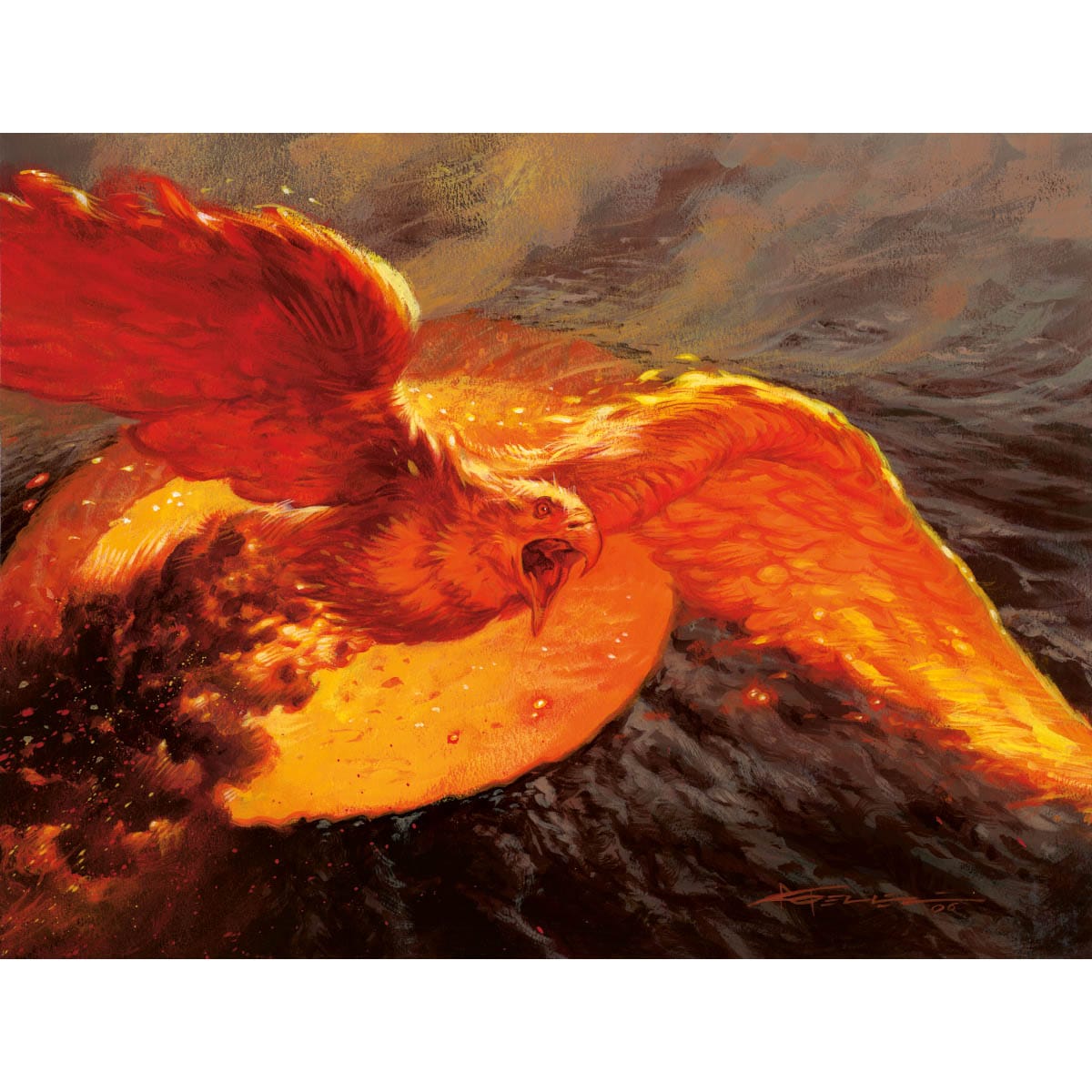Molten Firebird Print