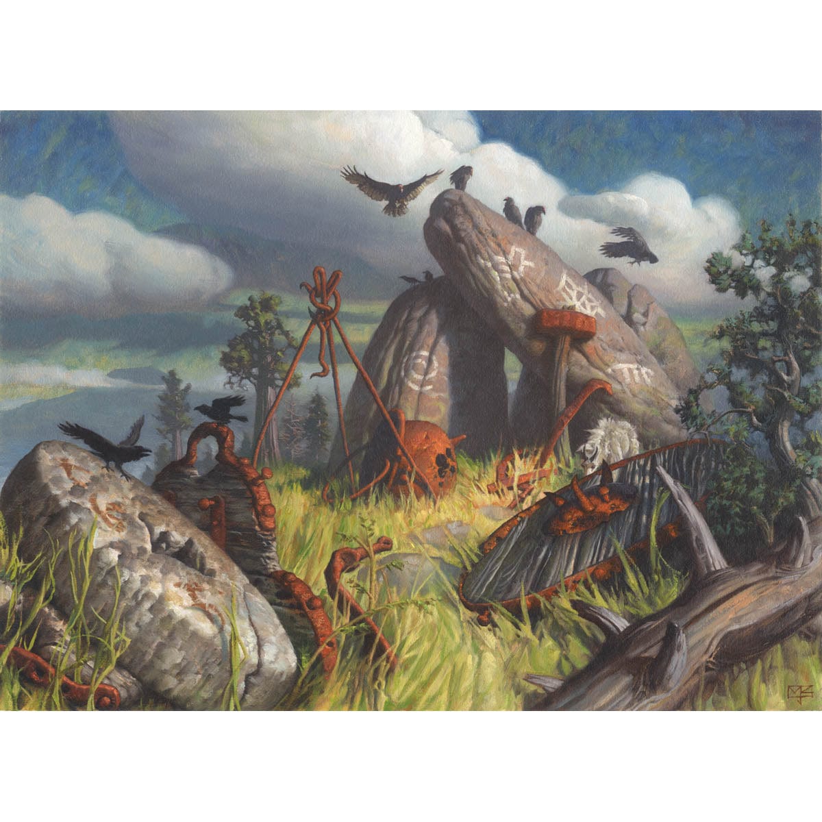 Mountain (Secret Lair) Print