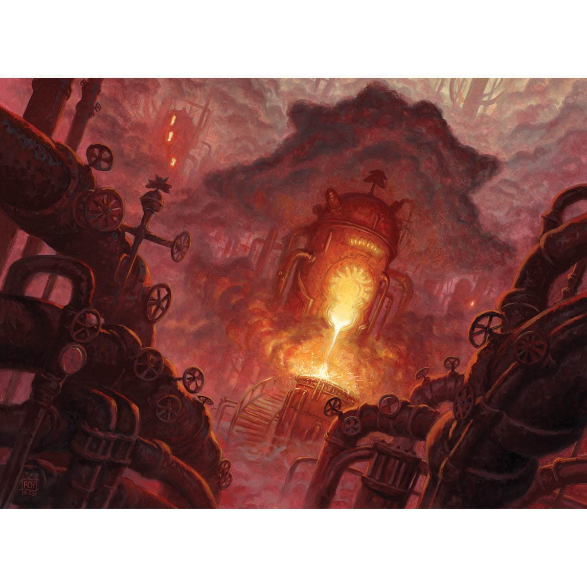 Mountain (Duskmourn) Print