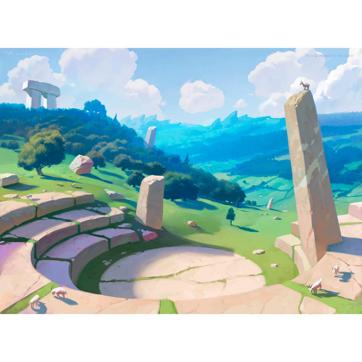 Mountain (Secret Lair) Print