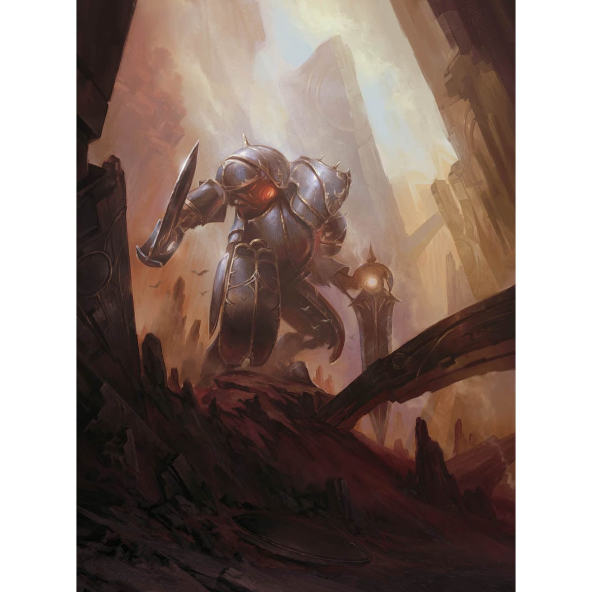 Mountain (The Brothers' War) Print - Original Magic Art Mountain (The Brothers' War) Print - Original Magic Art