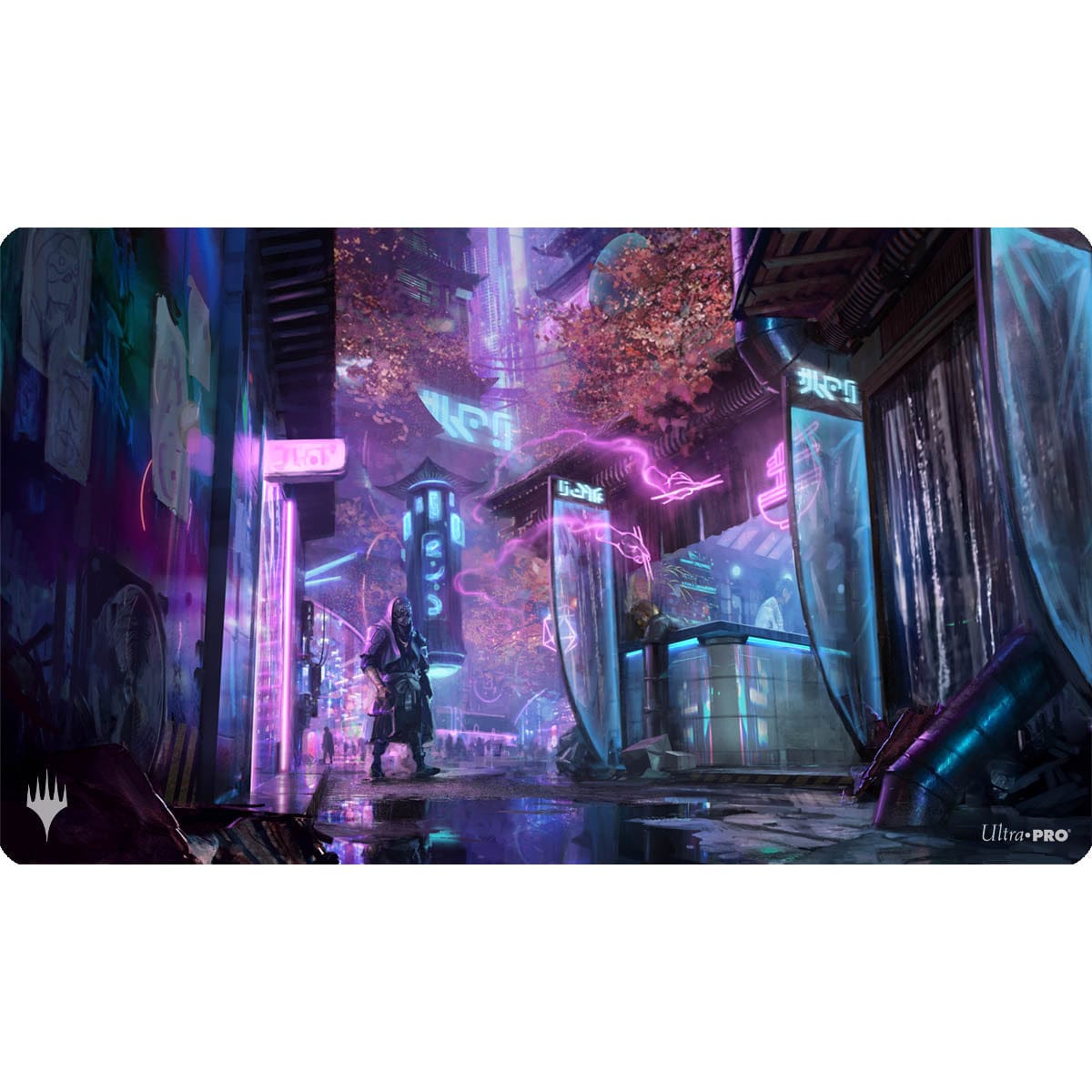 MTG　始まりの町　キャンバスアート Swamp Playmat (Limited Edition) - Original Magic Art