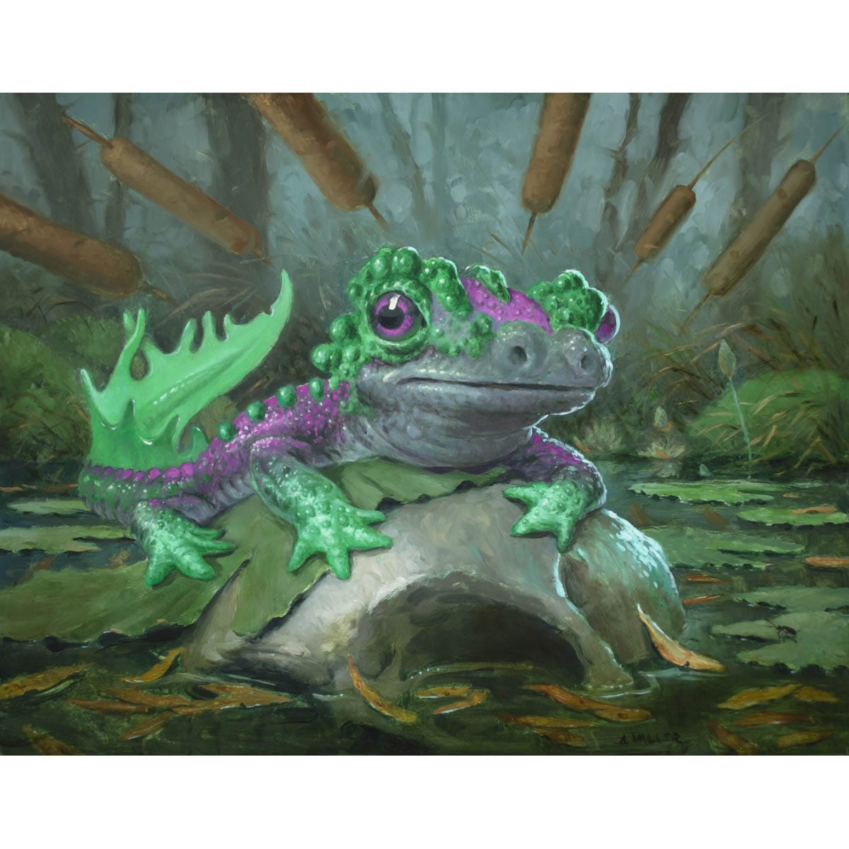 Noxious Newt Print