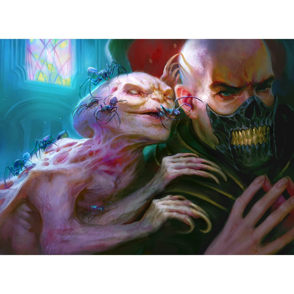 Olx, Mouth to Many Eyes Print