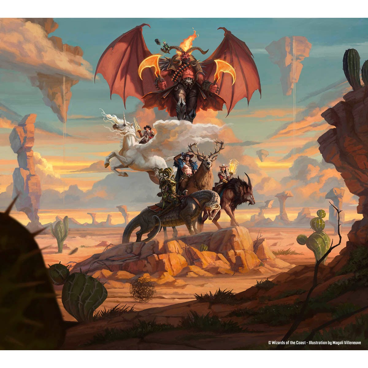 Outlaws of Thunder Junction Key Art Print