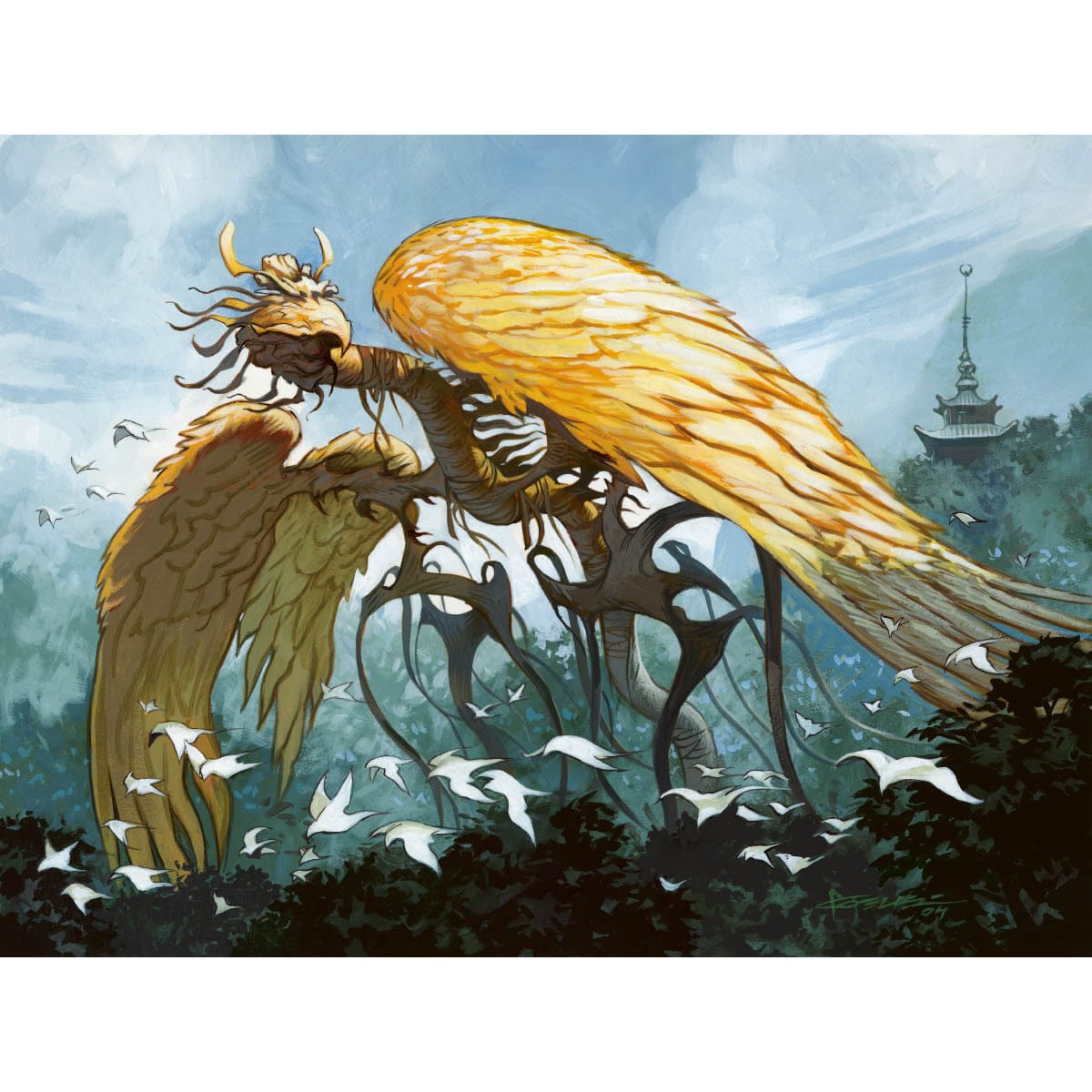 Oyobi, Who Split the Heavens Print