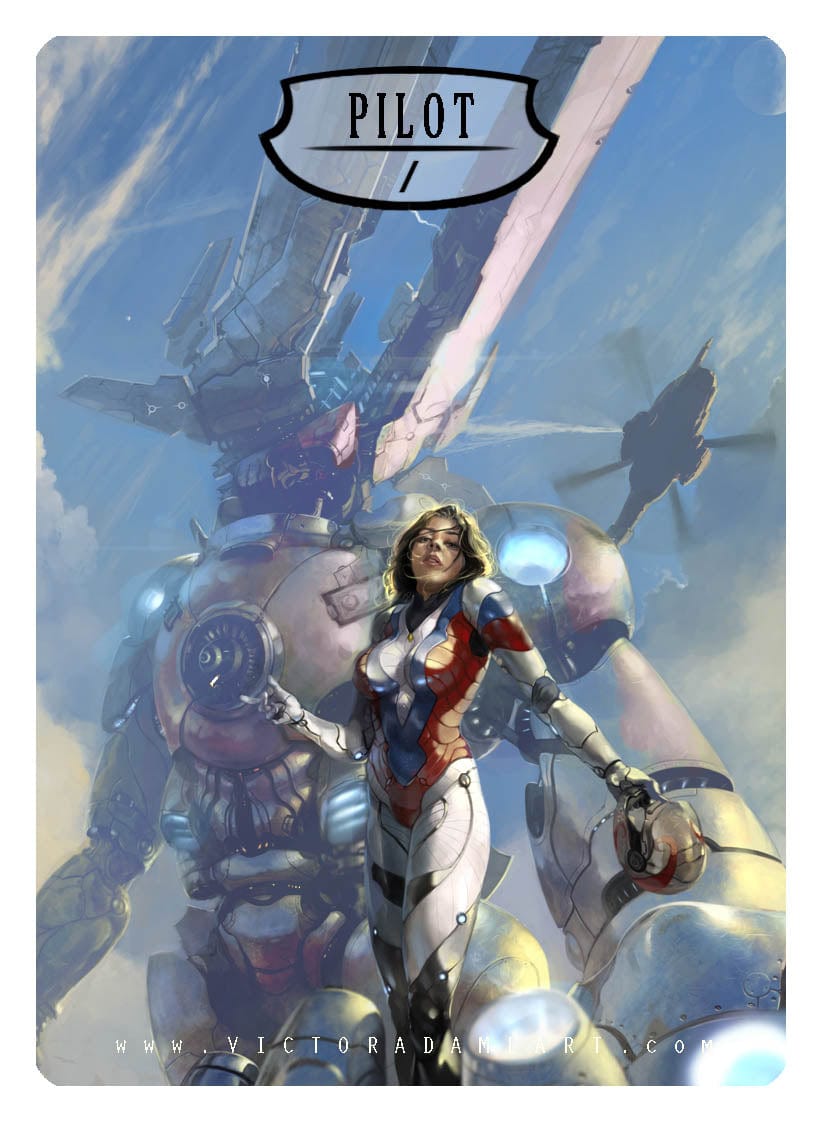 Pilot Token by Victor Adame Minguez
