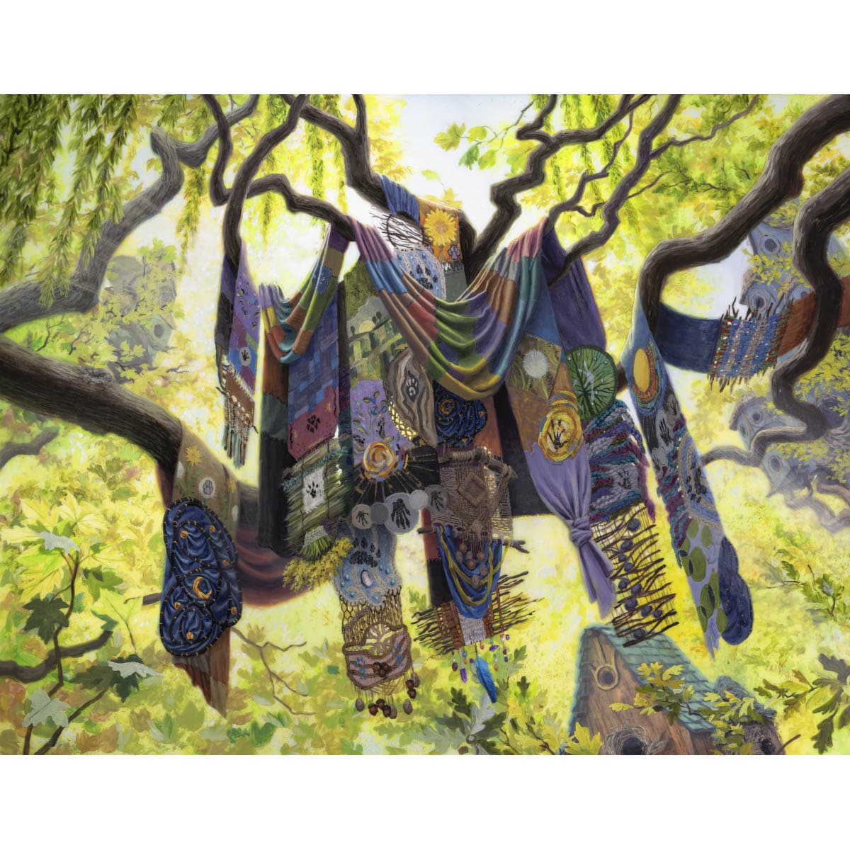Patchwork Banner Print