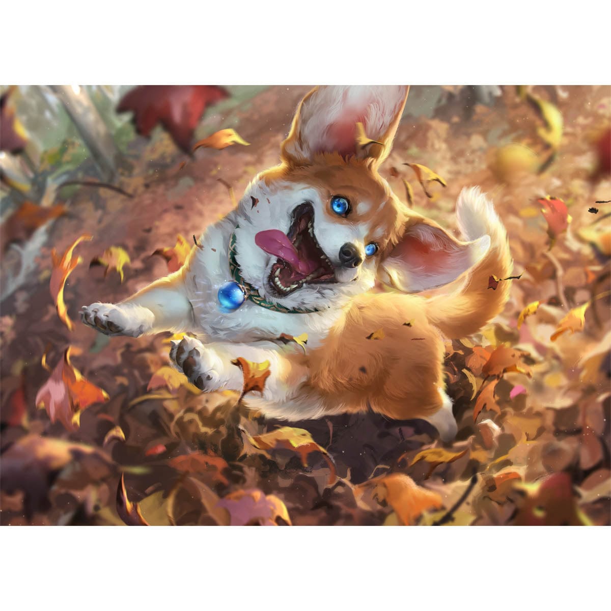 Phelia, Exuberant Shepherd Print