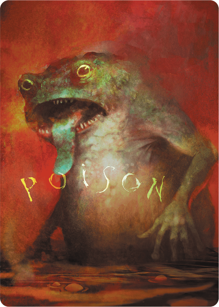 Poison Counter Token by Nils Hamm