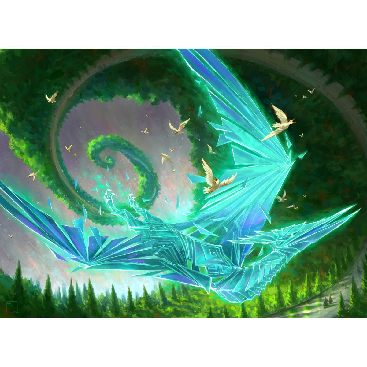 Pterafractyl Print - Original Magic Art