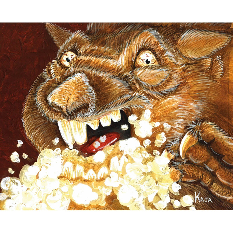 Rabid Wombat Print - Original Magic Art