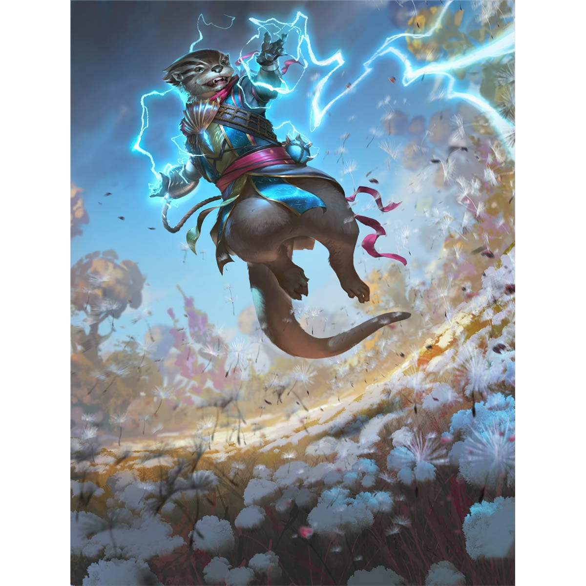 Ral, Crackling Wit Print