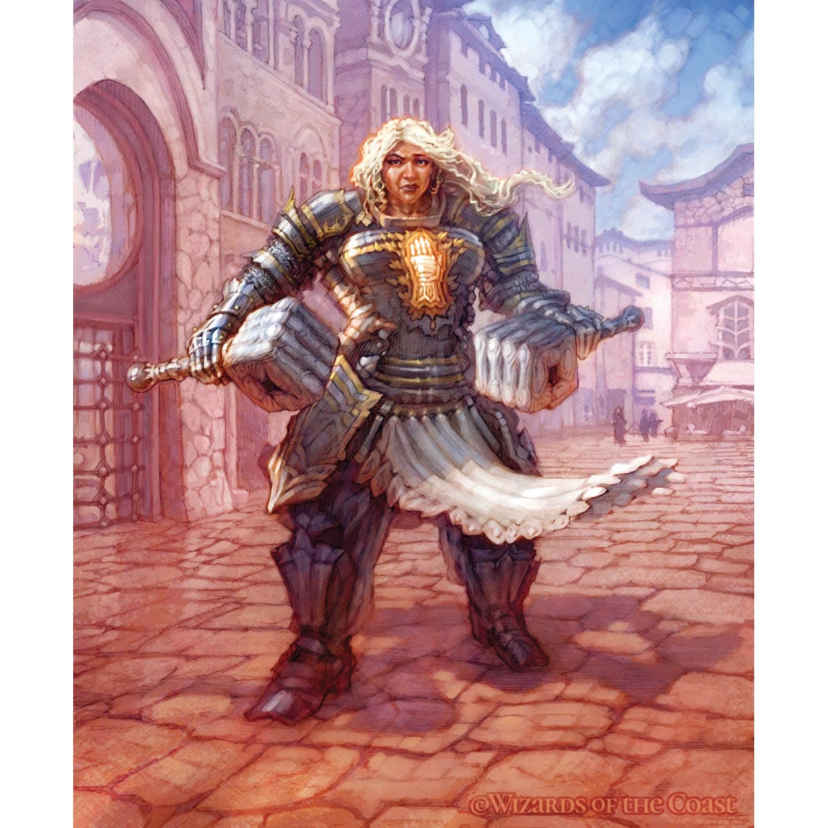 Rashel, Fist of Torm Print