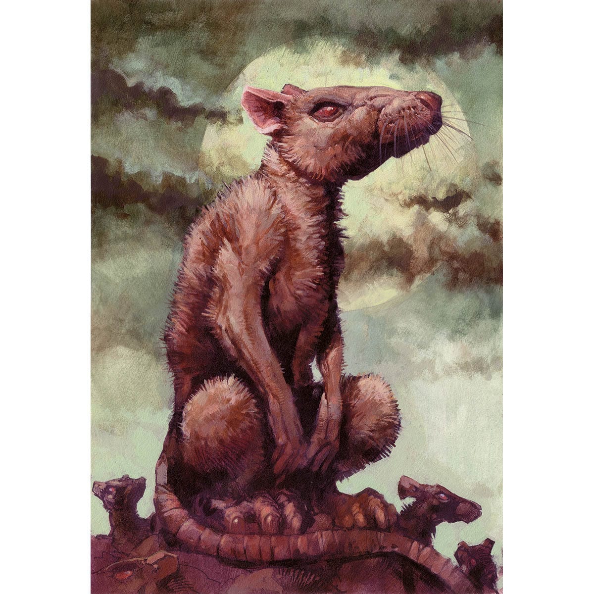 5000 Rats Rat Token Print - Original Magic Art