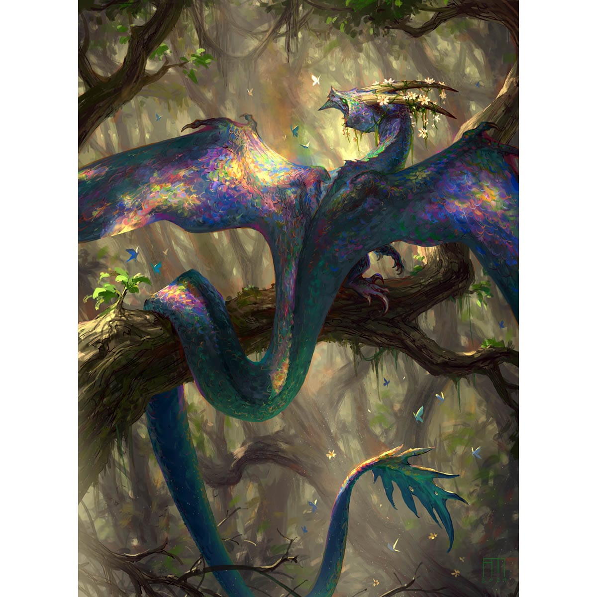Reliquary Dragon Token Print