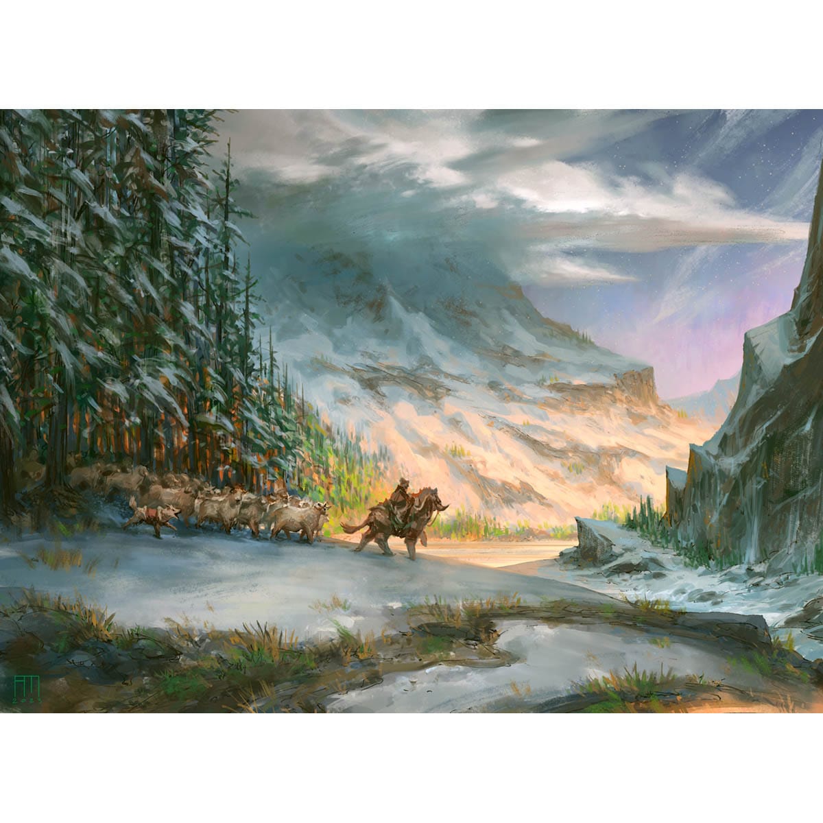 Roamer&#39;s Routine Print