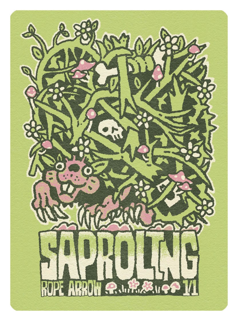 Saproling Token (1/1) by Rope Arrow - Original Magic Art