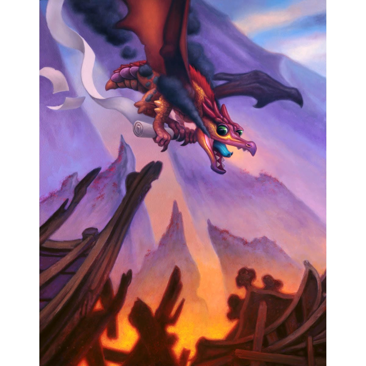 Scavenger Regent Print