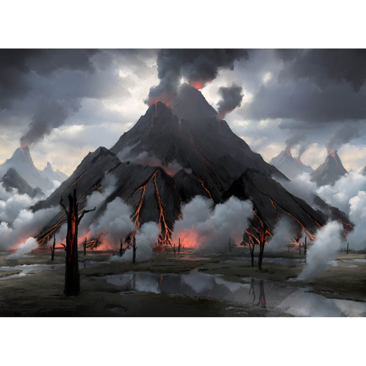 Seething Landscape Print