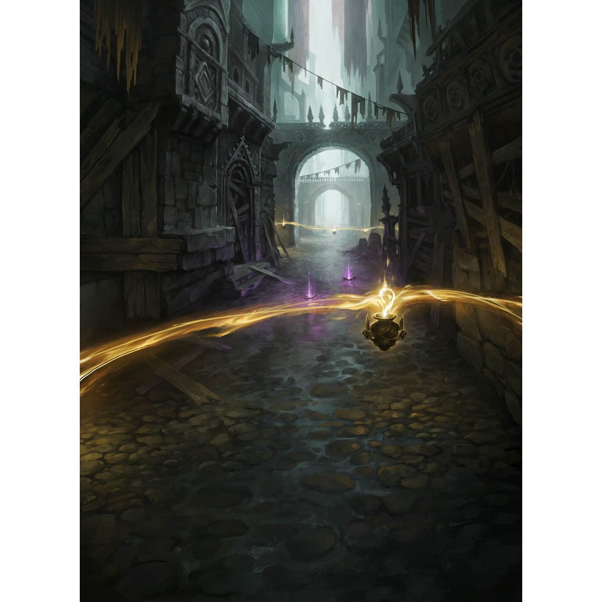 Shadowy Backstreet Print