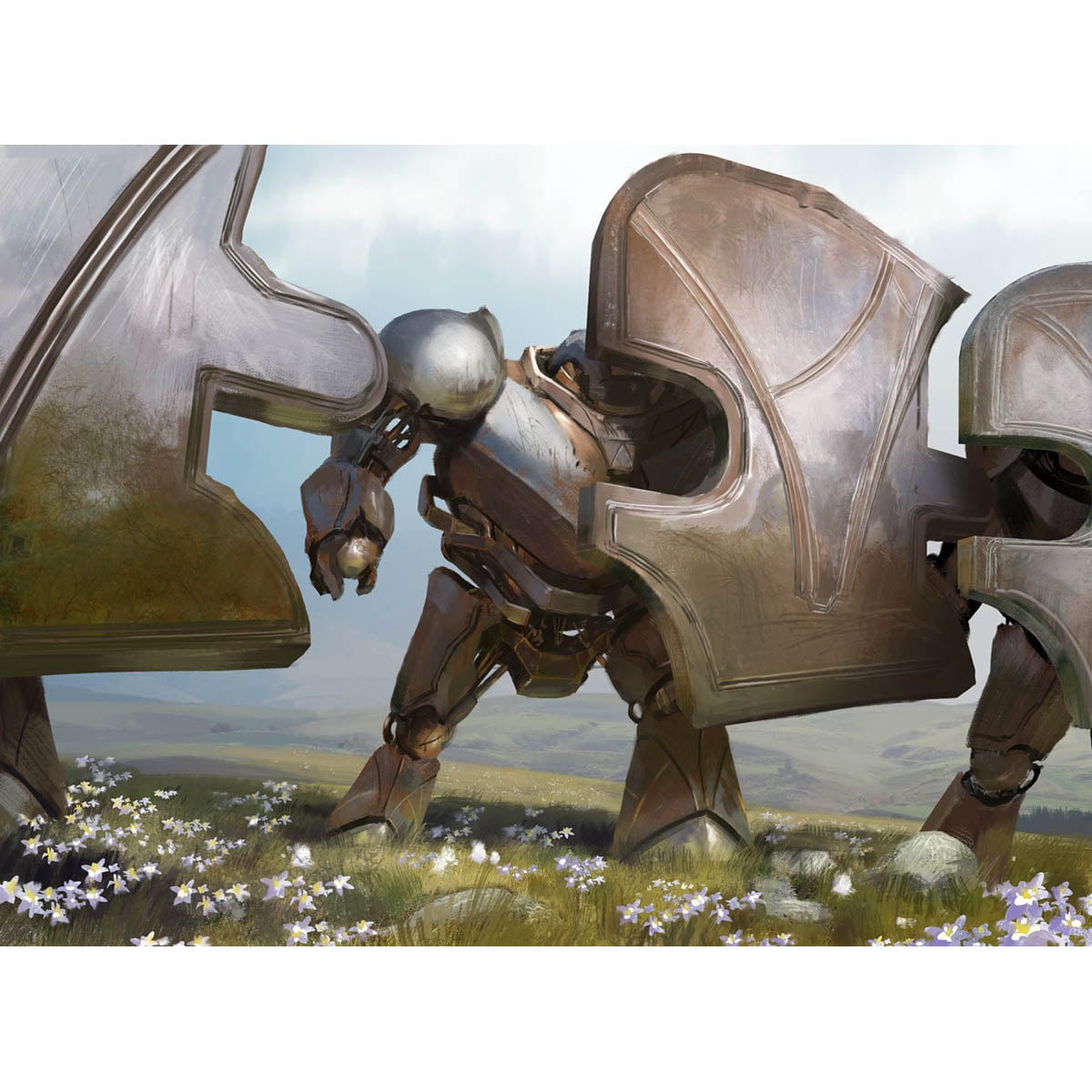 Shield-Wall Sentinel Print