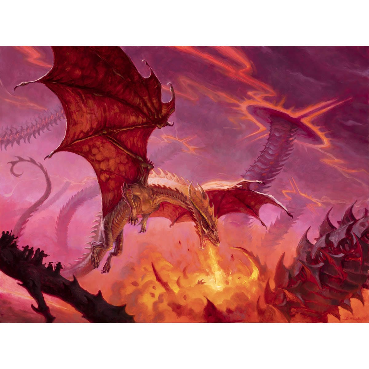 Shivan Branch-Burner Print