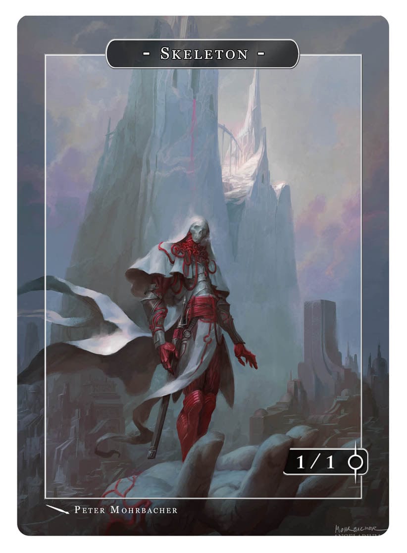 Skeleton Token (1/1) by Peter Mohrbacher