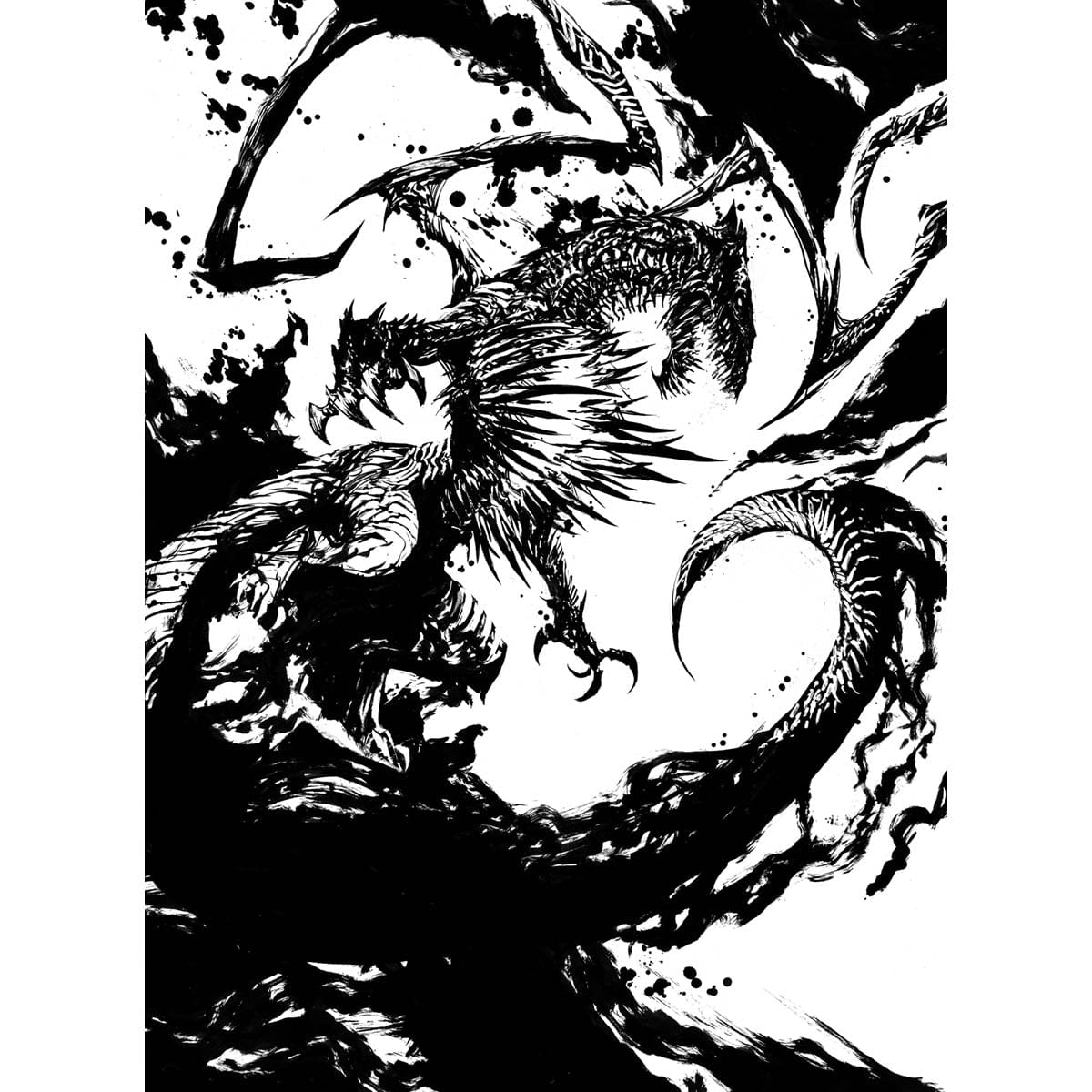 Skithiryx, the Blight Dragon Print