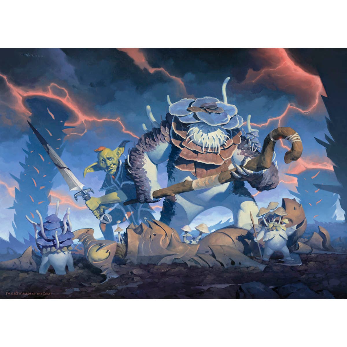 Slimefoot and Squee Print