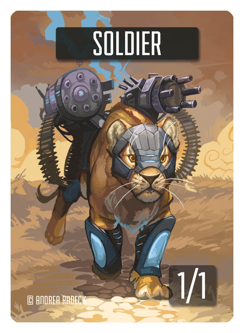 Soldier Token (1/1) by Andrea Radeck