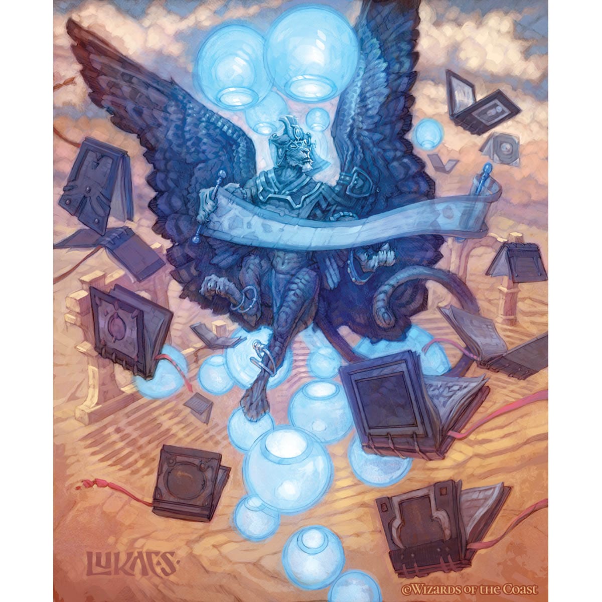 Sphinx of Forgotten Lore Print
