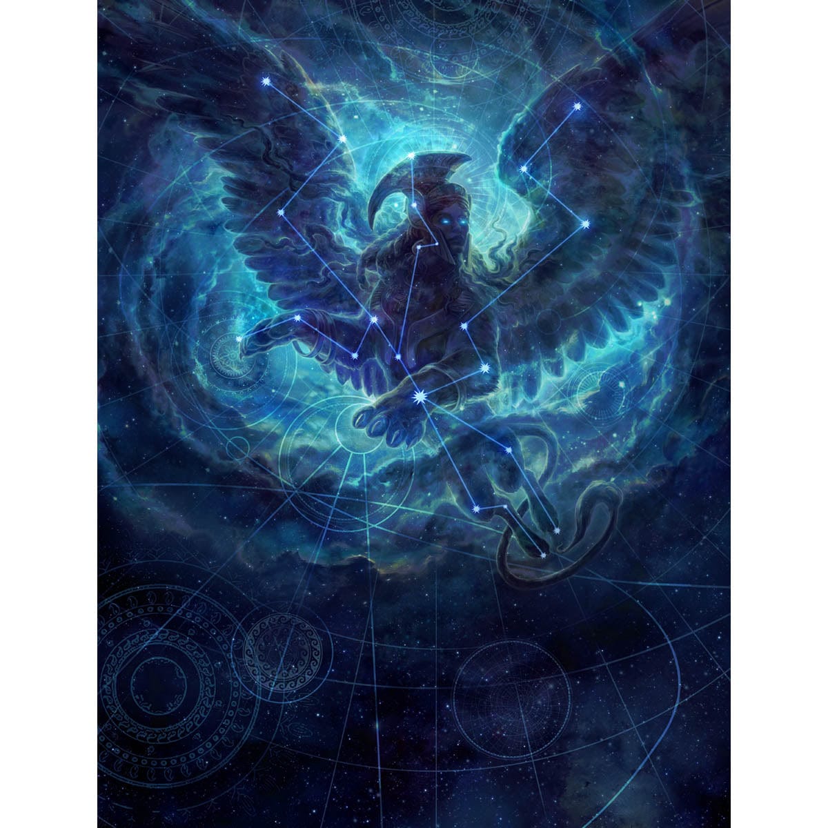 Sphinx's Tutelage Print