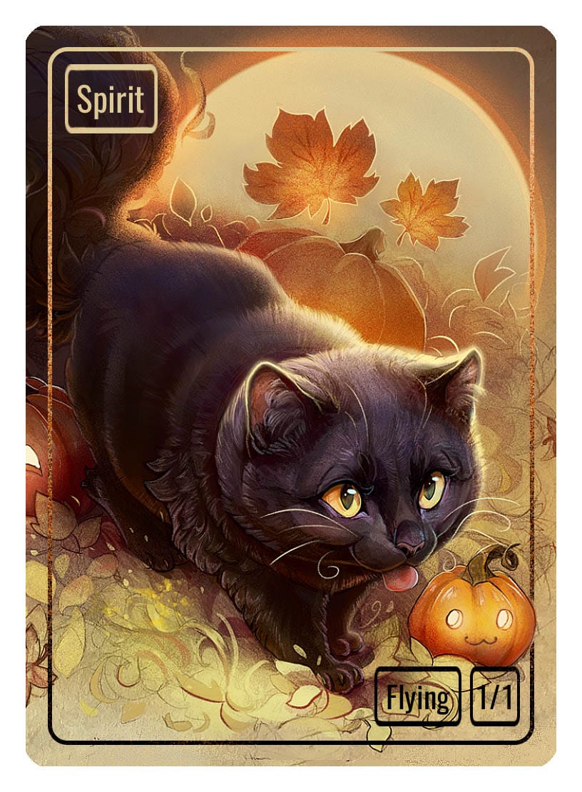 Spirit Token (1/1 - Flying) by Nana Qi