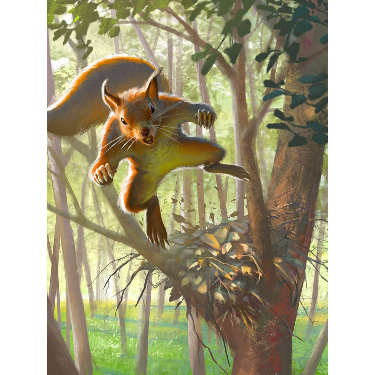 Original Magic Art Tagged "Squirrel" Original Magic Art Tagged "Squirrel"
