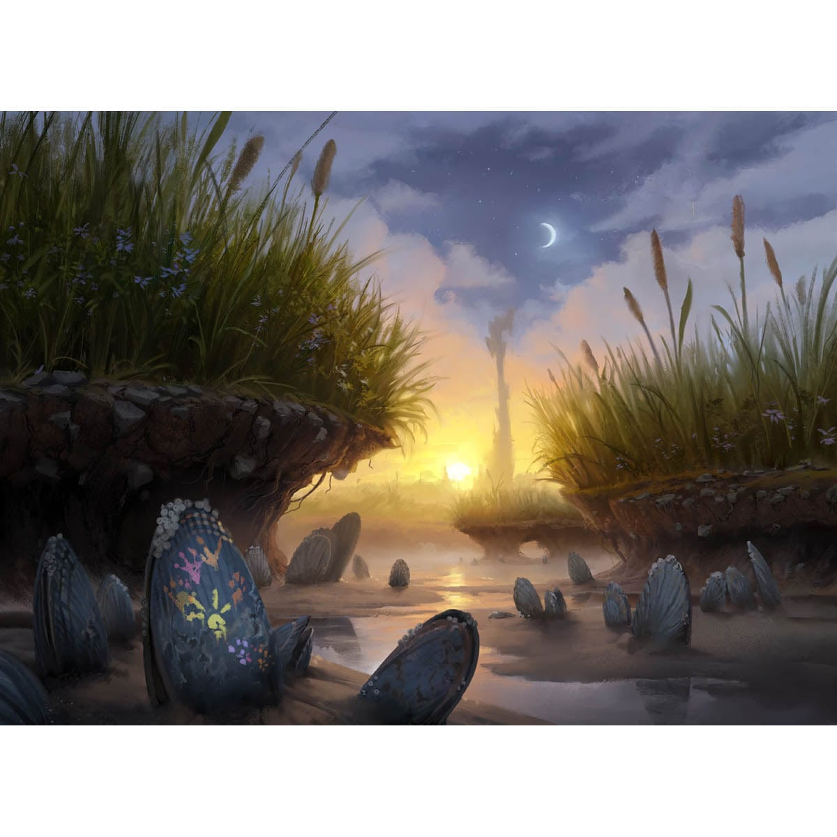 Swamp (Bloomburrow) Print