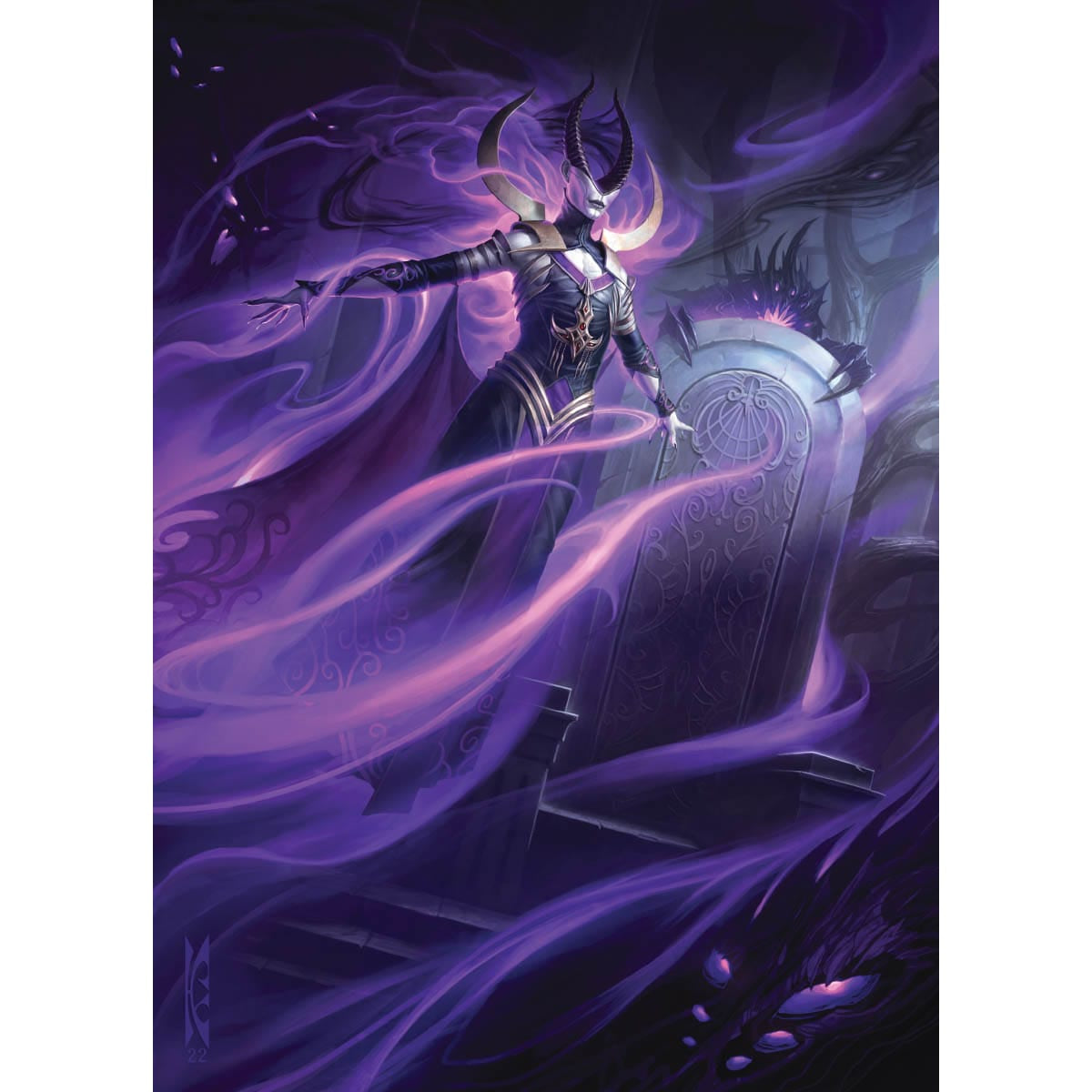 Ashiok, Wicked Manipulator Print - Original Magic Art
