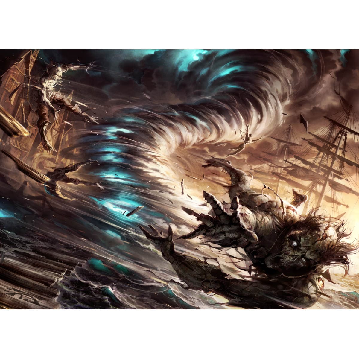 Devastation Tide Print - Original Magic Art