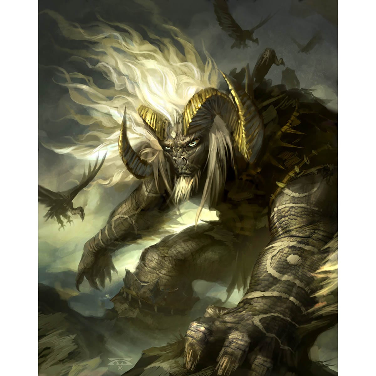 Fomori Nomad Print - Original Magic Art