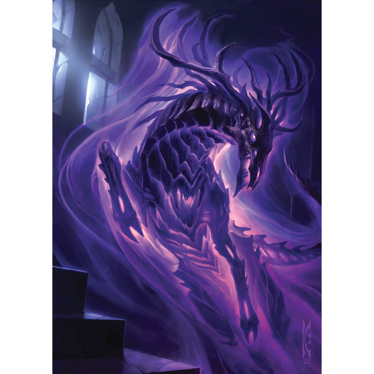 Nightmare Token Print - Original Magic Art