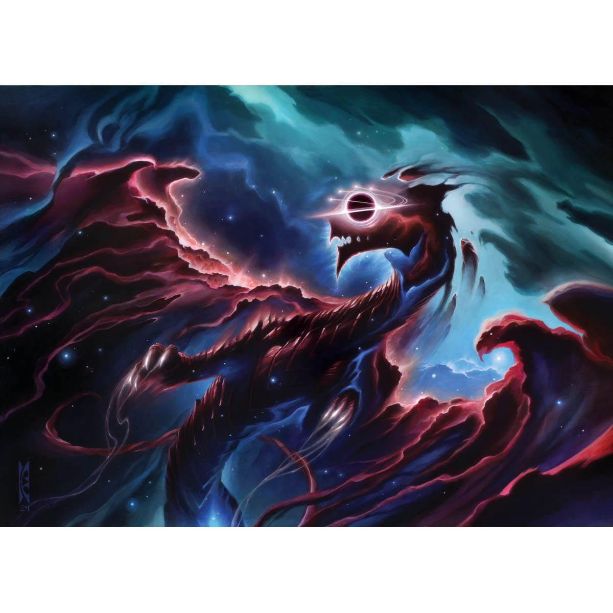 Nova Hellkite Print - Original Magic Art
