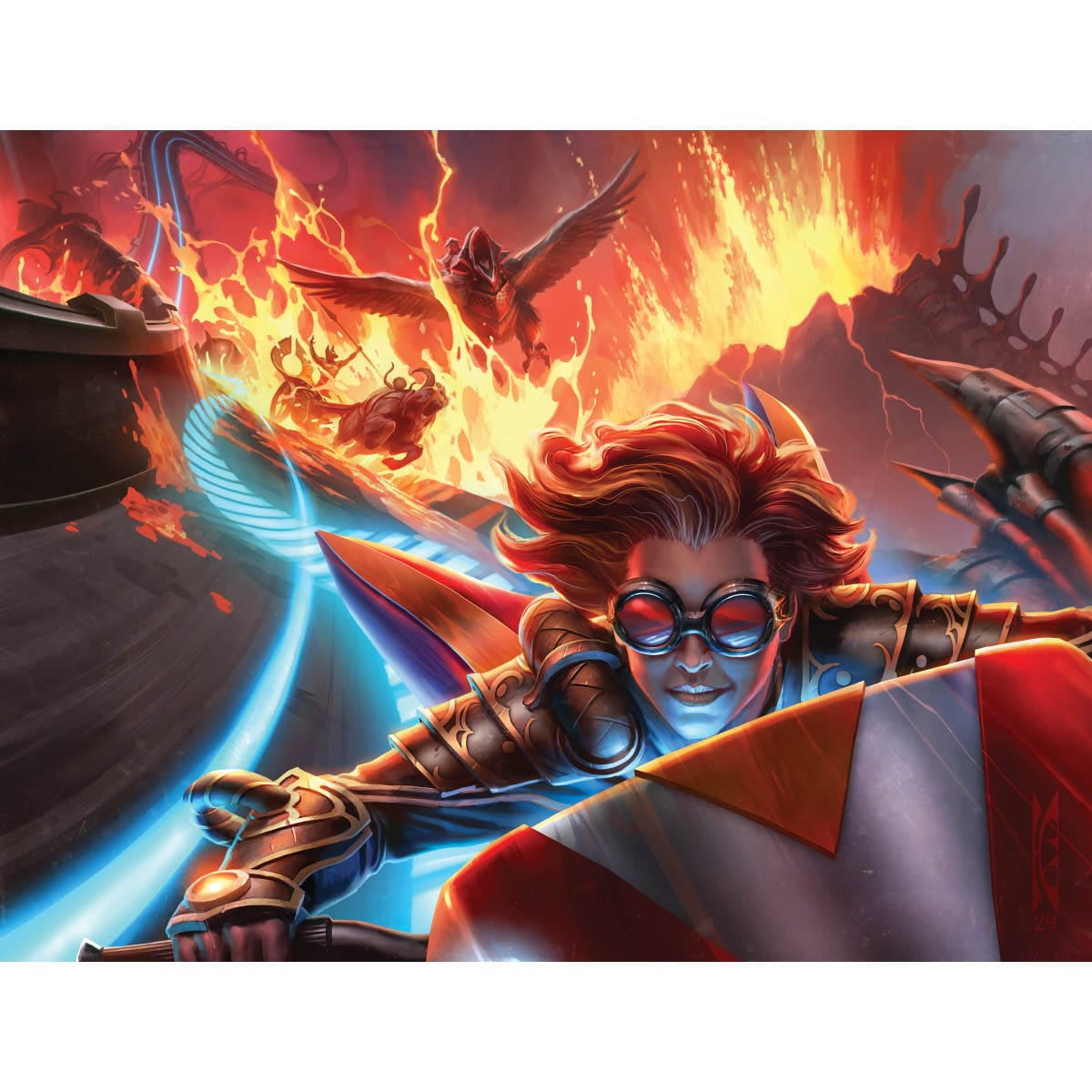 Outpace Oblivion Print - Original Magic Art